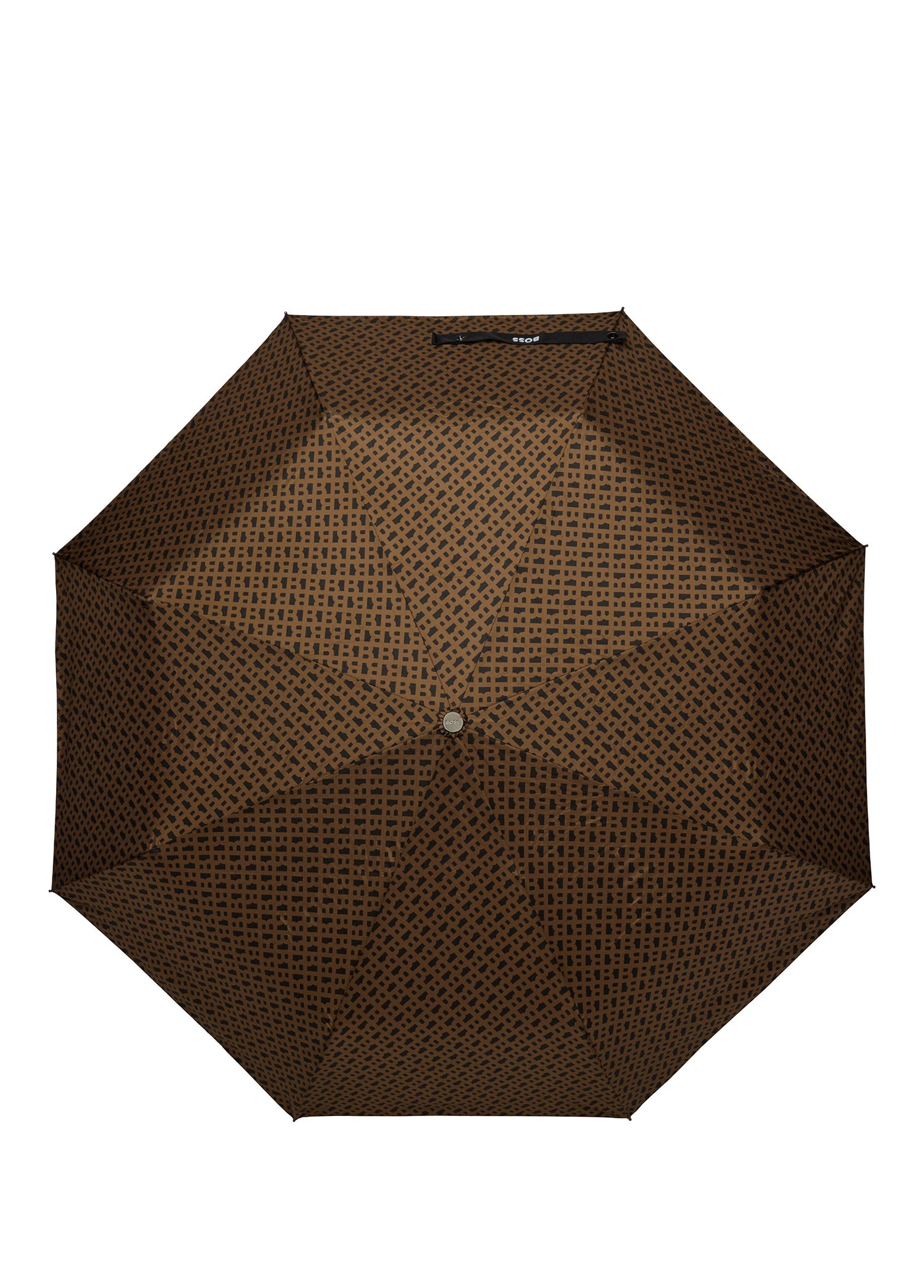 Monogram Camel Kahverengi Cep Şemsiyesi - 3