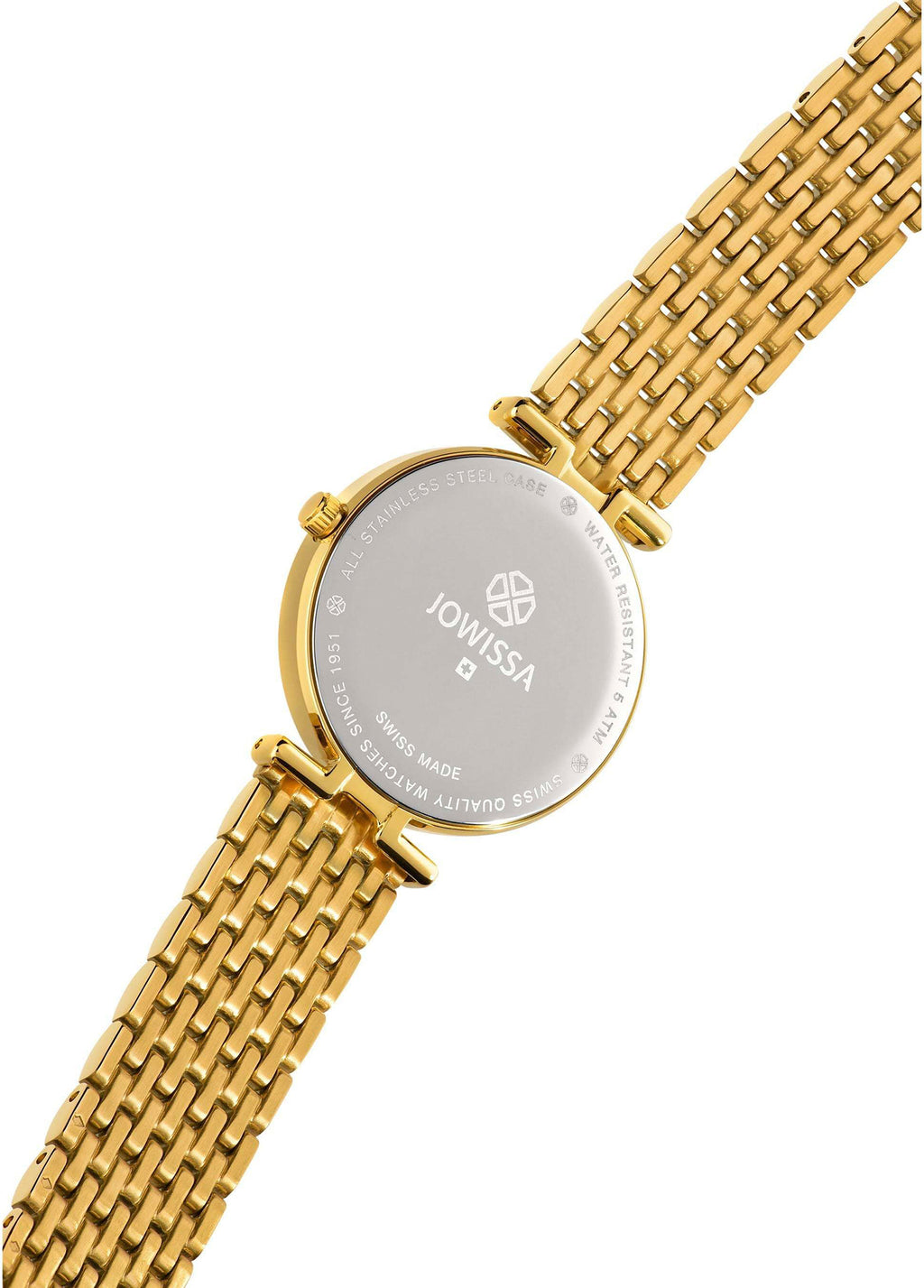 Facet Brilliant Swiss Made Altın Rengi Çelik Kadın Kol Saati - 5