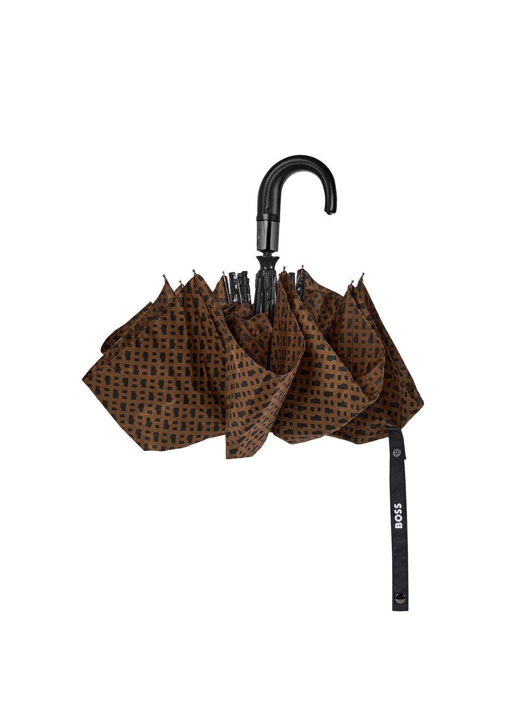Monogram Camel Kahverengi Cep Şemsiyesi - 4