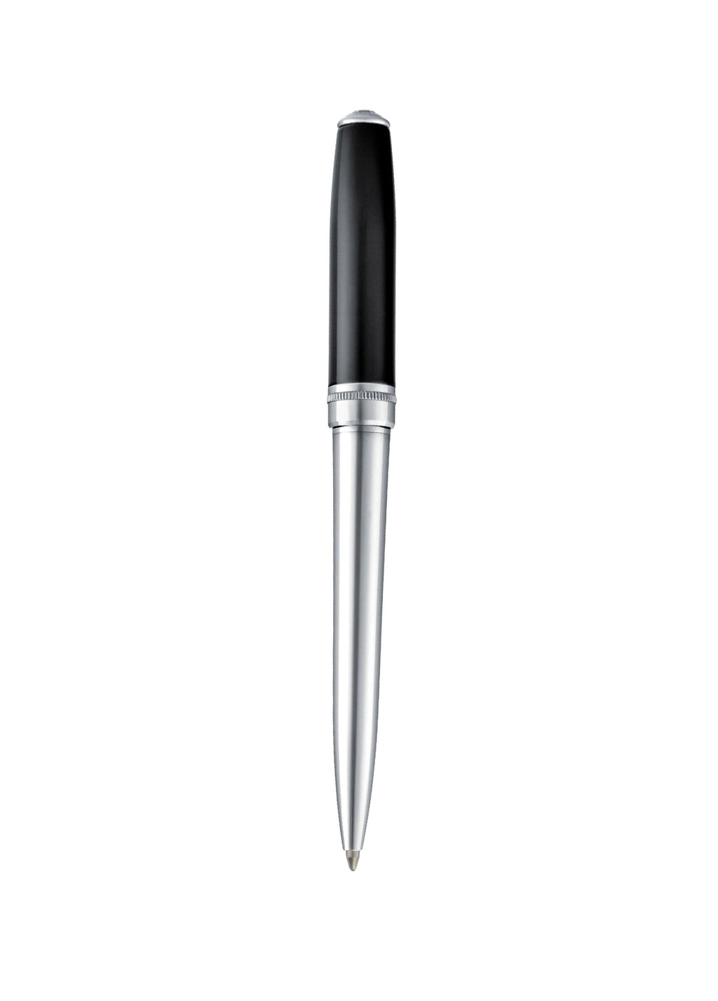 Essential Classic Krom Siyah Metal Tükenmez Kalem - 2