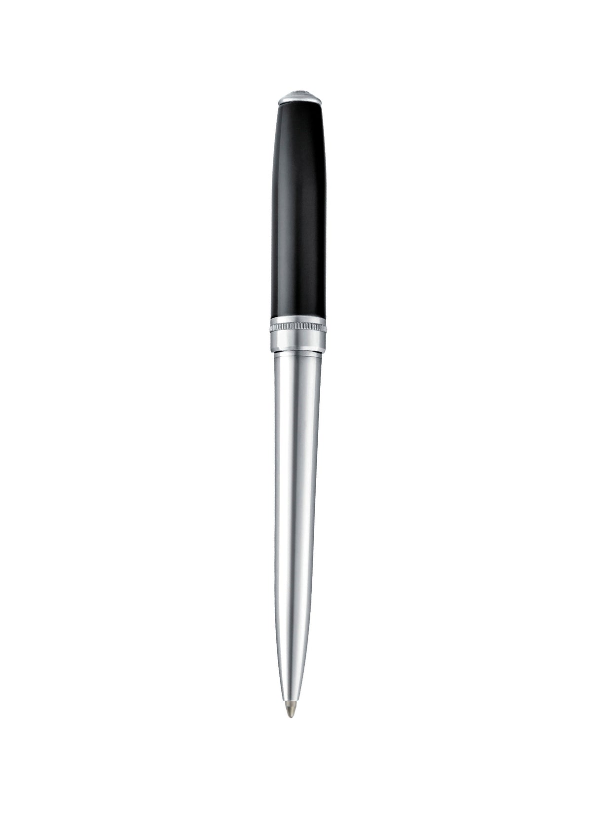 Essential Classic Krom Siyah Metal Tükenmez Kalem - 2