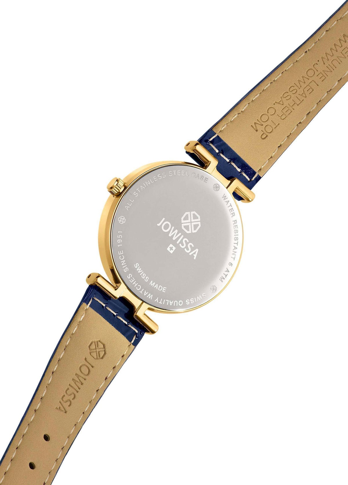 Facet Brilliant Swiss Made Lacivert Deri Kadın Kol Saati - 2