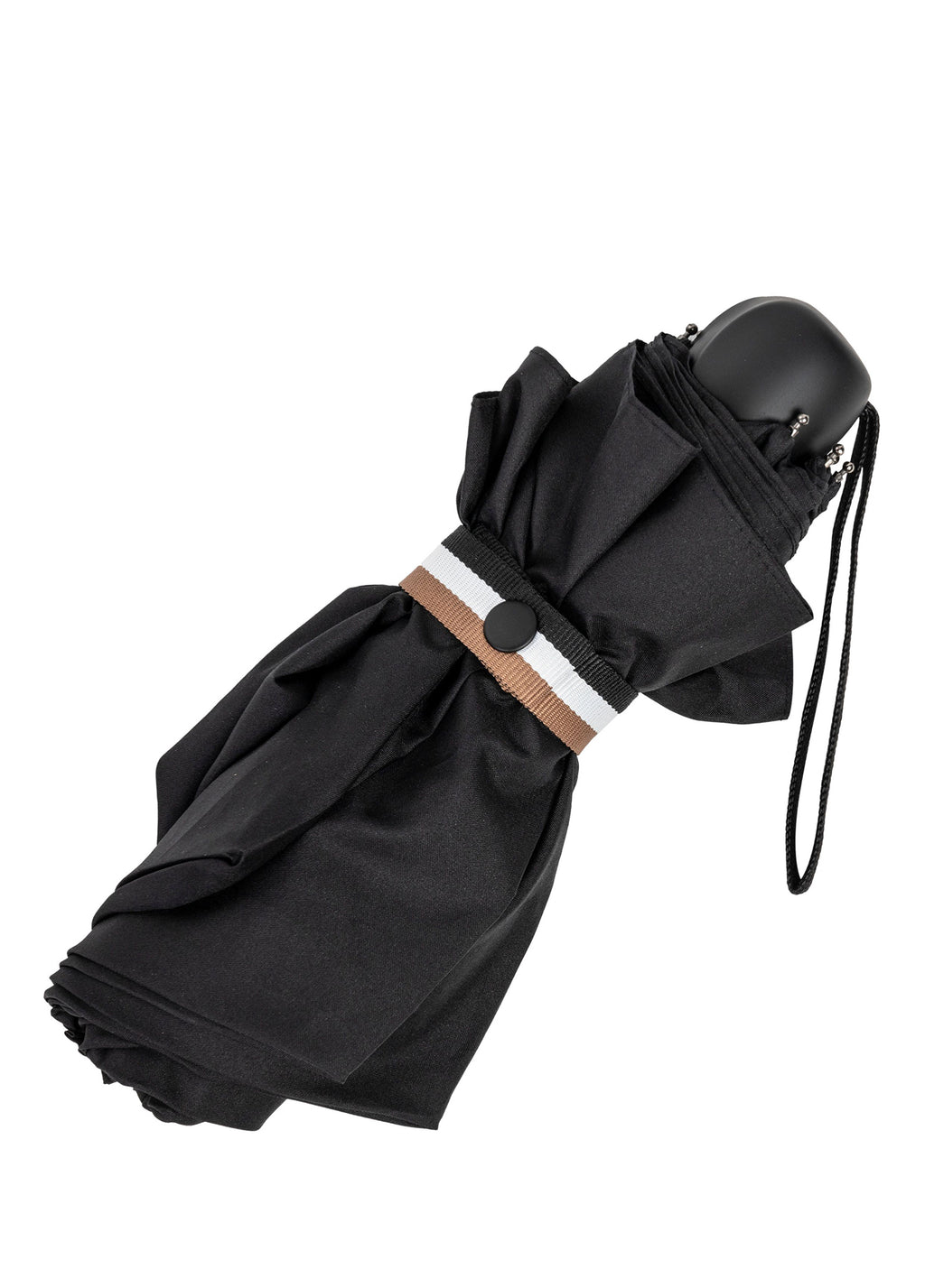 Iconic Siyah Katlamalı Unisex Mini Şemsiye - 7